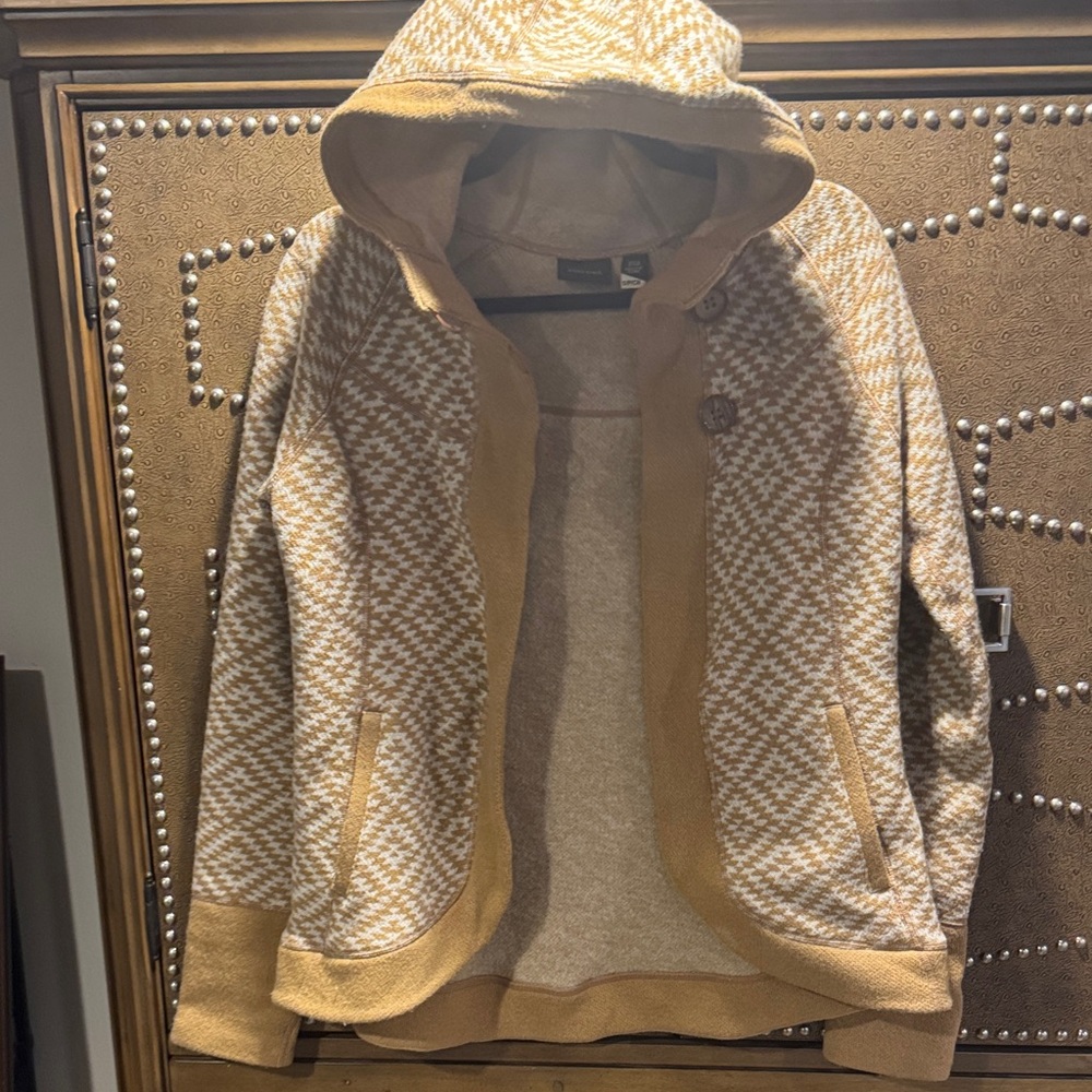 Marmot Tan and Cream Utility Jacket
